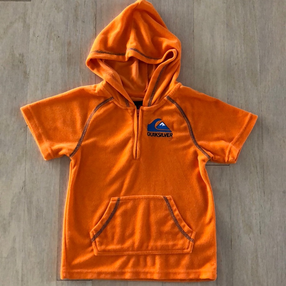 Terry cloth Quiksliver pullover with hood